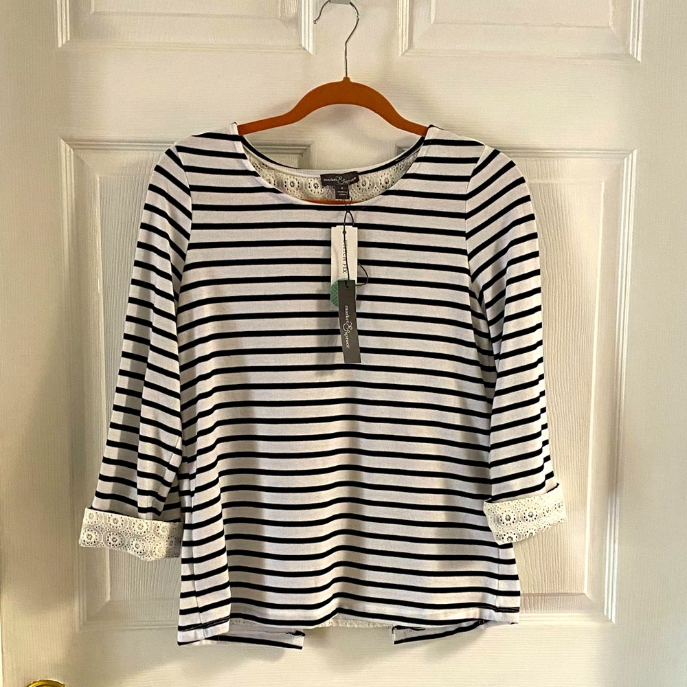 NWT Market & Spruce Long Sleeve Top